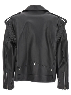 Men's Cross Zipper Biker Jacket