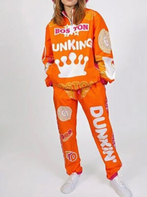 Mens and Womens Dunkings Orange Tracksuit