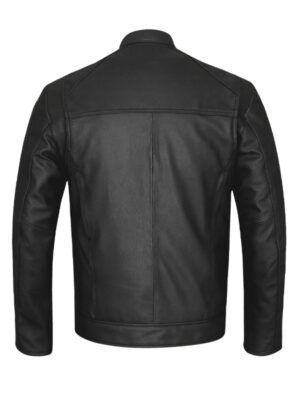 High Mileage Men's Black Leather Jacket