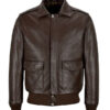 Men's Air Force Aviator Flight Leather Jacket