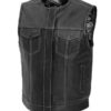 Men's Bandit Leather Motorcycle Vest