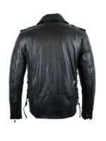 Men's Brando Motorbike Black Leather Jacket