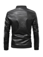 Men's Slim Fit Splice Faux Jacket