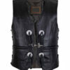 Men's Buckle Closure Side Lace Vest