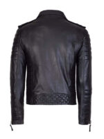 Men's Genuine Lambskin Quilted Leather Jacket