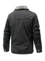 Men's Jeans Black Denim Jacket