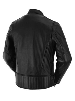 Men's Lane Splitter Black Leather Jacket