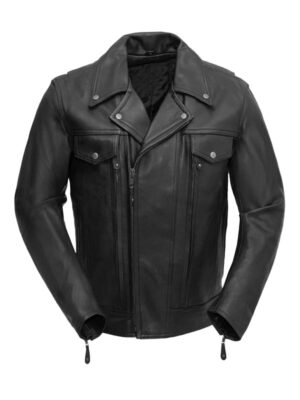 Men's Mastermind Motorcycle Leather Jacket