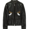 Men's Fendi Monster Leather Jacket