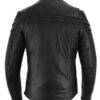 Men's Premium Leather Racer Jacket with Vents