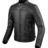 Men's Rev'it Lane Black Leather Jacket