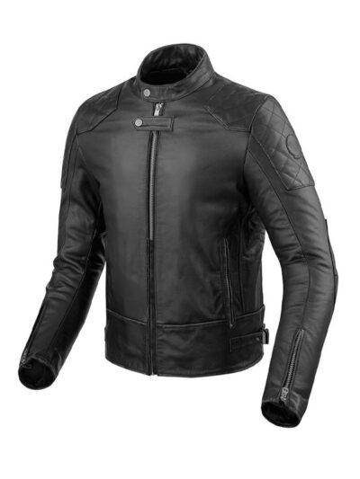 Men's Rev'it Lane Black Leather Jacket