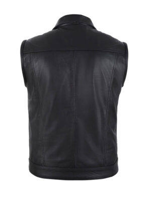 Men's Motorcycle Rider Shirt Style Vest