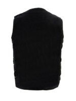 Men's Motorcycle Rider Black Denim vest