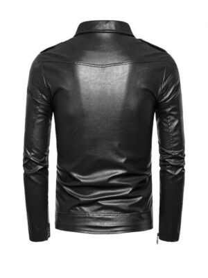 Men's Slim Fit Biker Style Leather jacket