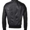 Men's Slim Fit Black Bomber Jacket