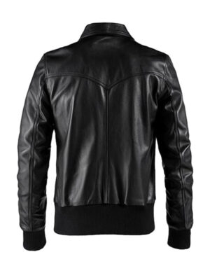 Men's The Deal Bomber Leather Jacket