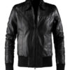 Men's The Deal Bomber Leather Jacket
