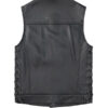 Men's Snap Closure Side Lace Vest