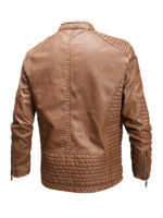 Men's Vintage Motor Biker PU Jacket