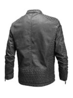 Men's Vintage Motor Biker PU Jacket