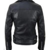 Women's Brando Style Black Jacket