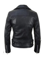 Women's Brando Style Black Jacket