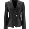 Women's Single Button Faux Blazer