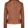 Women's Asymmetrical Leather Biker Jacket