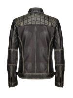 Wear our Women's Diamond Quilted Motorcycle Leather Jacket to stay fashionable. This black leather jacket has a polished, fashionable appearance.