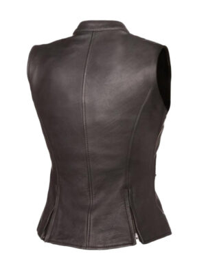 Women's Fairmont Naked Leather Motorcycle Vest