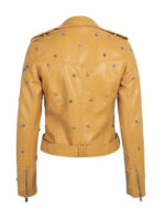 Rivet Locomotive Biker Leather Jacket,