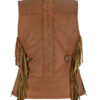 Women's High Mileage Fringe Leather Vest