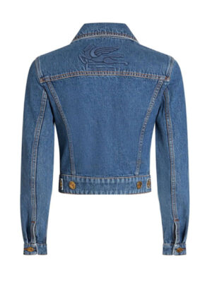 Women's Embroidered Pegaso Denim Jacket