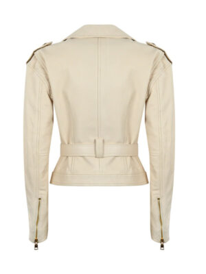 Women's Casual Style White Jacket