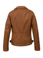 Women's Viki Tan Leather Jacket