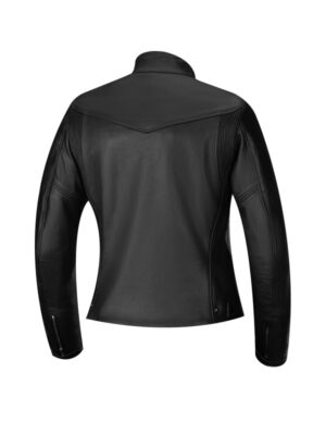 Women's Black Motorcycle Leather Jacket