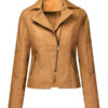 Women's Fur Lining Faux Leather Jacket