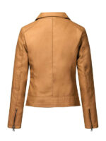 Women's Fur Lining Faux Leather Jacket