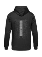 Men's Anonymous Black Printed Hoodie