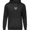 Men's Anonymous Black Printed Hoodie