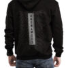 Men's Anonymous Black Printed Hoodie