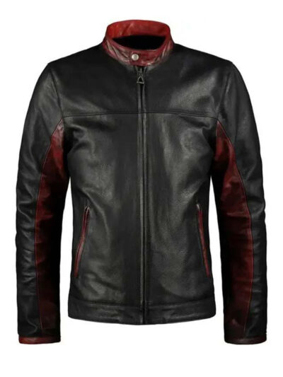 Men's The Dark Knight Black Leather Jacket