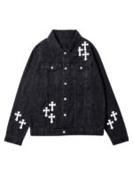 Chrome Hearts Black Denim Jacket