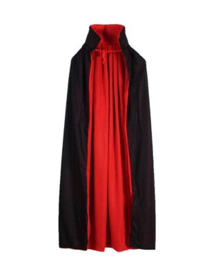 Halloween Vampire Red & Black Cloak Cape