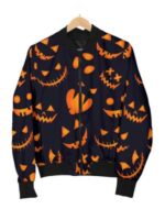 Halloween Festival Pumpkins Bomber Jacket