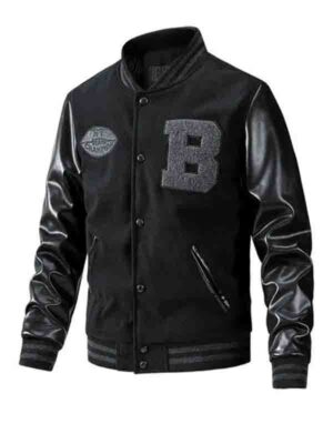 Men's B Logo Bomber Jacket