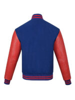 Men's Red And Blue Varsity Jacket