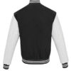 Men's Black And White Varsity Jacket