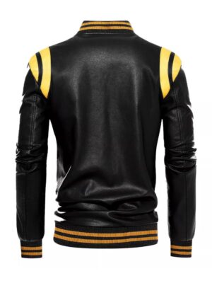 Men's Yellow Stripes Bomber Jacket